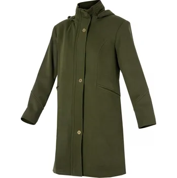 Dámské oblečení Petex Flauš khaki dámský myslivecký kabát s kapucí Velikost: 42