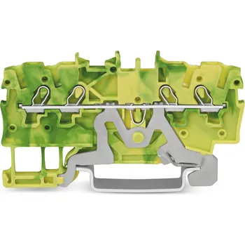 modulární přístroj a rozvaděč WAGO Svorka 2000-1407, 4vodičová průchozí 1 mm², zelenožlutá 2000-1407