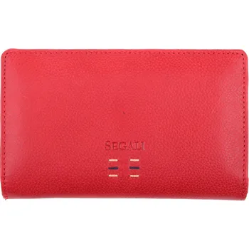 Peněženka Dámská kožená peněženka Segali SG 7051ST Red