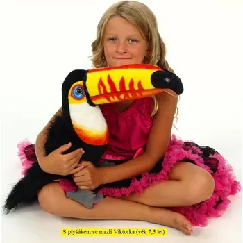 plyšák Plyšový tukan, délky 50 cm