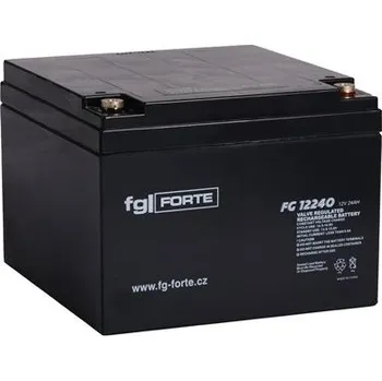 FG-Forte FG12240 - 12V / 24Ah (Staniční bezúdržbový akumulátor)