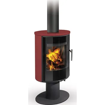 Krbová kamna ROMOTOP LAREDO T 01 keramika cherry 75705 - krbová kamna s otočným mechanismem