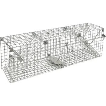 Myslivost Sklopec past na potkany, kuny a tchoře, 100 × 20 × 23,5 cm Rudel