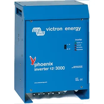 Měnič napětí Měnič napětí SINUS Victron Energy Phoenix 3000VA 12V (Prvotřídní měnič pro Váš solární systém s technologií SinusMax. Měnič napětí 12VDC-230VAC Klidová spotřeba pouze 4W)