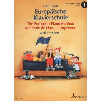 The European Piano Method v.1 + Audio Online / Evropská klavírní škola 1. díl