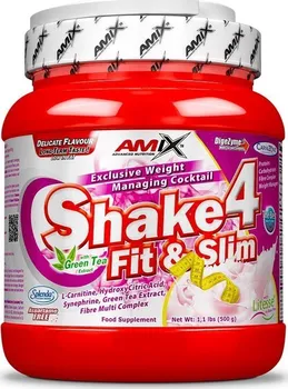 Spalovač tuku Amix Shake 4 Fit&Slim 500 g