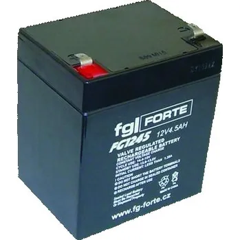 Záložní baterie FG-Forte FG1245 - 12V / 4,5Ah (Staniční bezúdržbový akumulátor)