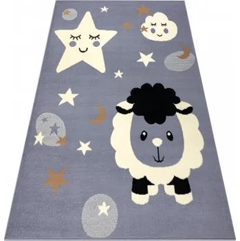 Koberec Balta Dětský kusový koberec BCF FLASH 4000 Ovečka šedý Rozměr: 120x160 cm