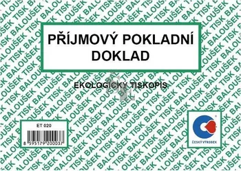 Tiskopis Baloušek Tisk ET020 Příjmový pokladní doklad A6 50 listů