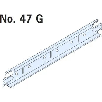 Stavební profil OWA premium vedlejší profil 1200mm č. 47