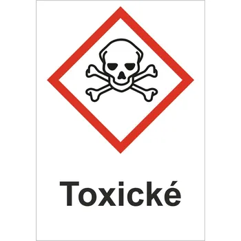 Značení Toxický samolepící vinylová fólie A5 (210 x 148 mm)