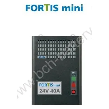 Fortis MINI 24E20, výkon 20A,výstup 24V, vstup 230V 1 fázový (Vysokofrekvenční nabíječ pro trakční baterie)