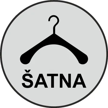 Speciální papír Šatna - stříbrná mat samolepící vinylová fólie 90x90 mm