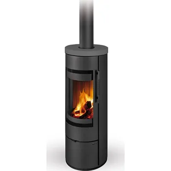 Krbová kamna ROMOTOP LUANCO N01 keramika steel 58507 - otáčivé topeniště