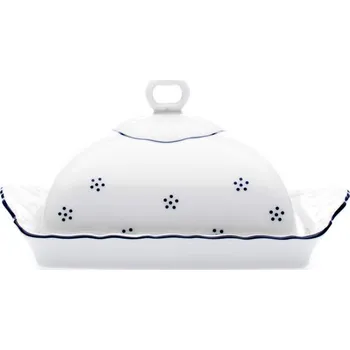 Máslenka Máslenka, český porcelán, Verona, 250 g, modrá valbella, G. Benedikt