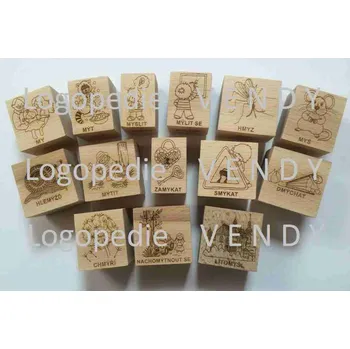 Dětské razítko L.V. Vyjmenovaná slova po M - sada razítek