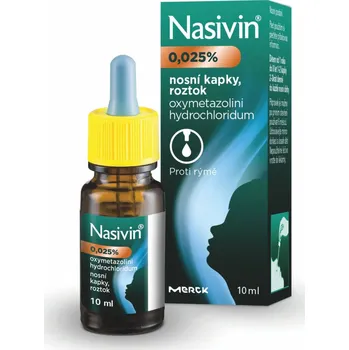 Lék na kašel, rýmu a nachlazení Nasivin 0,025 % 10 ml