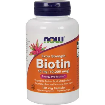 Now Foods Biotin Extra silný 10 mg 120 cps.