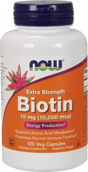 Now Foods Biotin Extra silný 10 mg 120 cps.