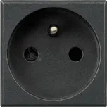 Mosaic zásuvka 1-násobná černá