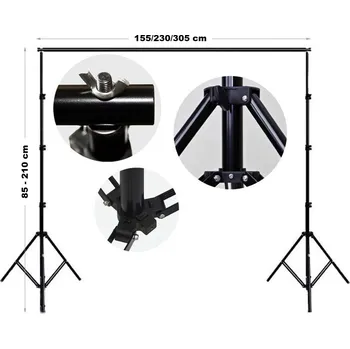 Sestava studiového vybavení Konstrukce pro zavěšení fotografického pozadí ( )