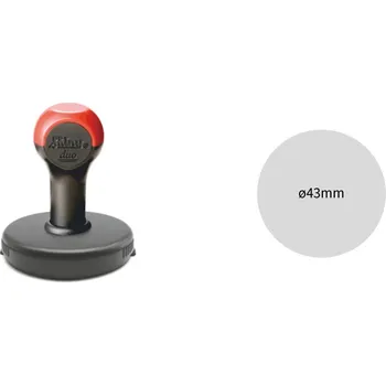 Razítko Kulaté klasické razítko Shiny DUO MR43, vlastní text Ø 43 mm