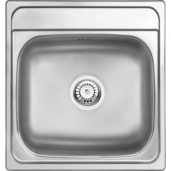 Nerezový dřez DEANTE MERCATO ZHM_3100 Jednodřez, nerez dekor, vestavný