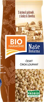 Luštěnina Bioharmonie Naše Biofarma Český čirok loupaný 500 g