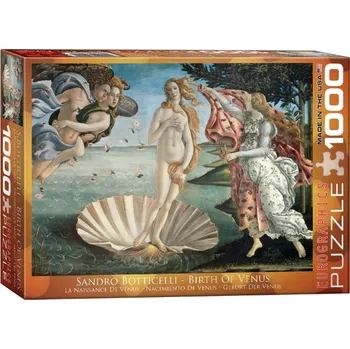Puzzle Puzzle EuroGraphics Botticelli - Zrození Venuše 1000 (Puzzle 1000 dílků)