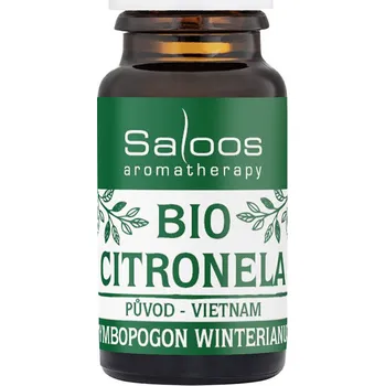 Přírodní produkt Saloos Esenciální olej Citronela BIO 10 ml