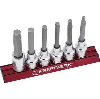 Gola sada KRAFTWERKTOOLS Sada 1/2" nástavců Inbus 5-12 /100mm 6ks MAGALU