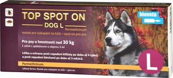 Antiparazitikum pro psa Bioveta Top Spot On Dog