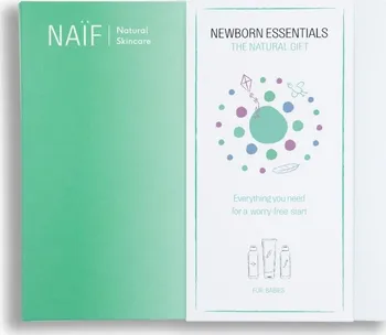 Kosmetická sada Naïf Newborn Essential set kosmetiky pro novorozence 3 ks