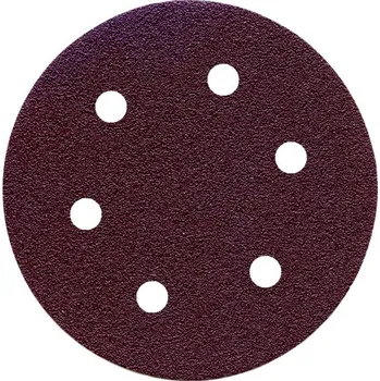 Brusný papír KRAFTWERKTOOLS Výsek EA343 6 otvorů suchý zip Varianta: Výsek EA343 150mm / zrno 100 - 6 otv. suchý zip