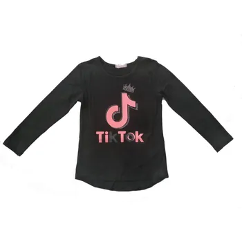 Dívčí tričko F&D DÍVČÍ TRIKO "TIK TOK GLOW" Barva: šedá, Velikost: 14 let (164)