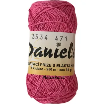 Příze Příze Daniela tmavě růžová 3334