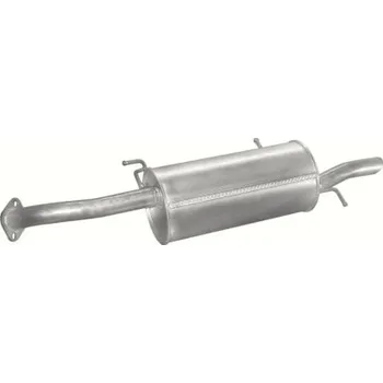 Výfukový systém Výfuk POLMO - zadní tlumič - díl výfuku KIA Sephia 1.5i, KIA Sephia 1.6i (PR 47.02 [169-005])