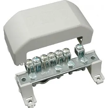 Hromosvod Ekvipotenciální svorkovnice SEZ EVP2-SK s krytem IP20, 7x10-25mm2, 1x8-10mm2 (SEZ EVP2-SK)