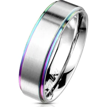 Prsten OPR0101 Dámský snubní ocelový prsten (62)