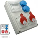 Zásuvková rozvodnice ROS-I 1601 2x1653+2x230V jištěná, IP44 (SEZ ROS-I 1601)
