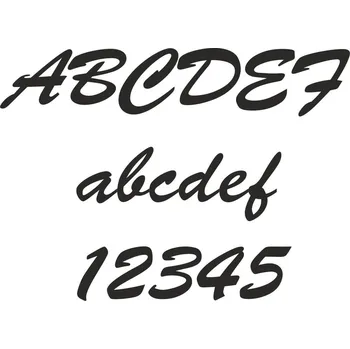 Sklenice BRUSH pískování textu (Pískování textu na sklo z naší nabídky)