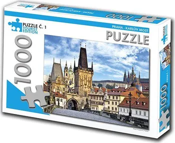 Puzzle Tourist edition Puzzle Praha Karlův most 1000 dílků 1
