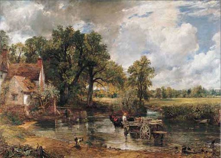 foto Puzzle Ricordi John Constable: Vůz na seno 2000 dílků
