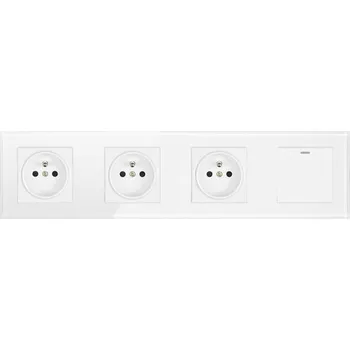 vypínač MAX Tři zásuvky + Klasický vypínač