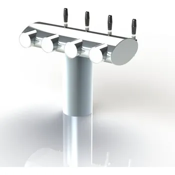 Příslušenství pro výčepní zařízení Výčepní stojan Ellipse 4 otvory chrom