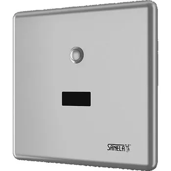 Splachovací tlačítko Sanela SLW 01NKB - Automatický splachovač WC s elektronikou ALS na tlakovou vodu, 6 V (04017)