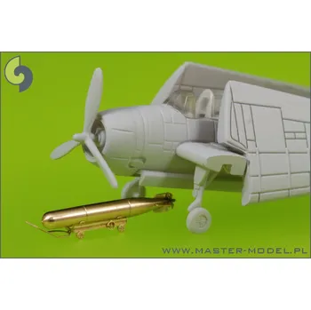 Plastikový model Master 1/350 USN Airborne torpedoes Mark 13 (early type)