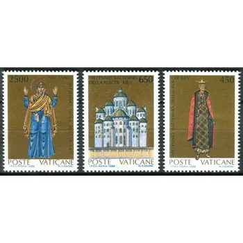 Poštovní známka (1988) MiNr. 946 - 948 ** - Vatikán - 1000. výročí christianizace Kyjevského velkovévodství