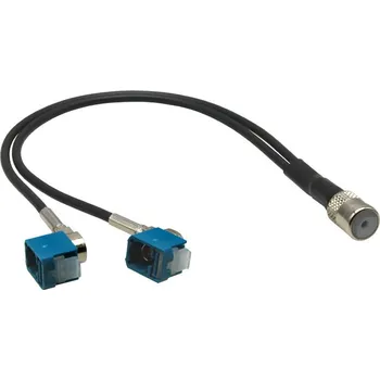 Autoanténa Antenni adapter ISO - 2x FAKRA 295741 2