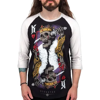 Pánské tričko tričko hardcore pánské - Suicide King - WORNSTAR - WSRTM-SKG - XXL